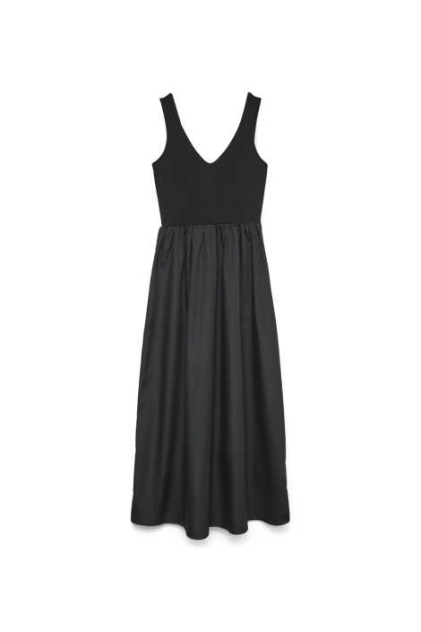 Vero Moda vmvally sl long bow dress jrs noos